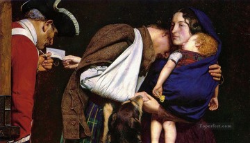  Pre Painting - The Order of Release Pre Raphaelite John Everett Millais